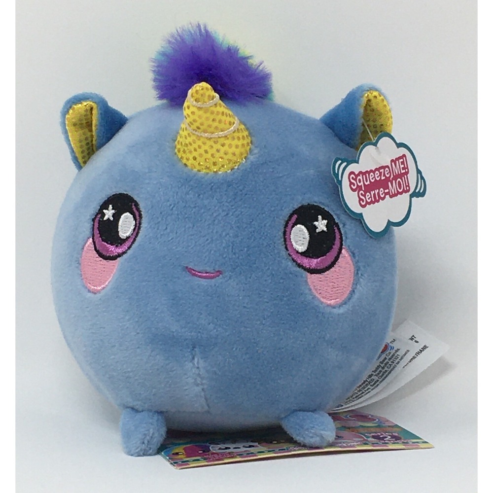 Squeezamals Unicorn Beatrice Blue Series 2 Exclusive Grape Scented - 3.5" NEW
